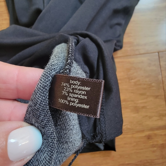 THE LIMITED V-Neck Grey Sheath Dress Size XS - Picture 4 of 9